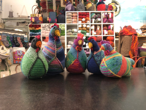 Make a Crocheted Emotional Support Chicken Class