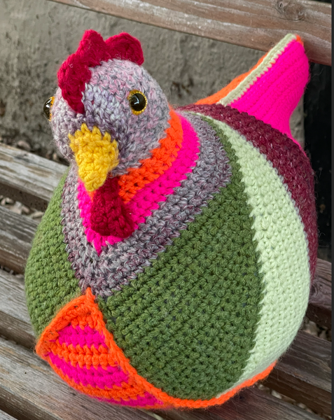 Crochet - Emotional Support Chicken Pattern – The Knitting Tree, L.A.