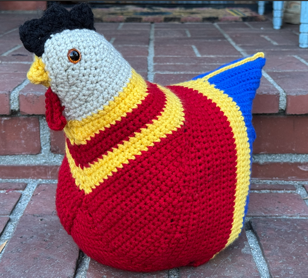Crochet - Emotional Support Chicken Pattern