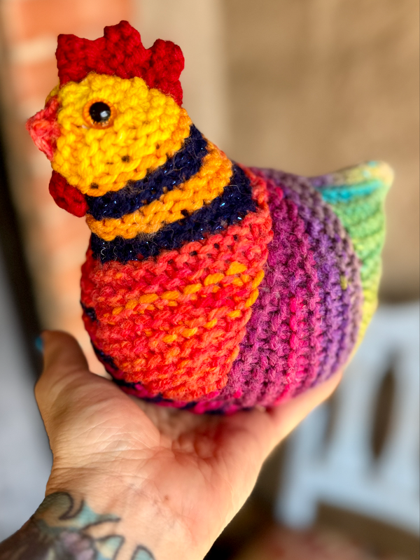 Knit Emotional Support Chicken Jr. Kit
