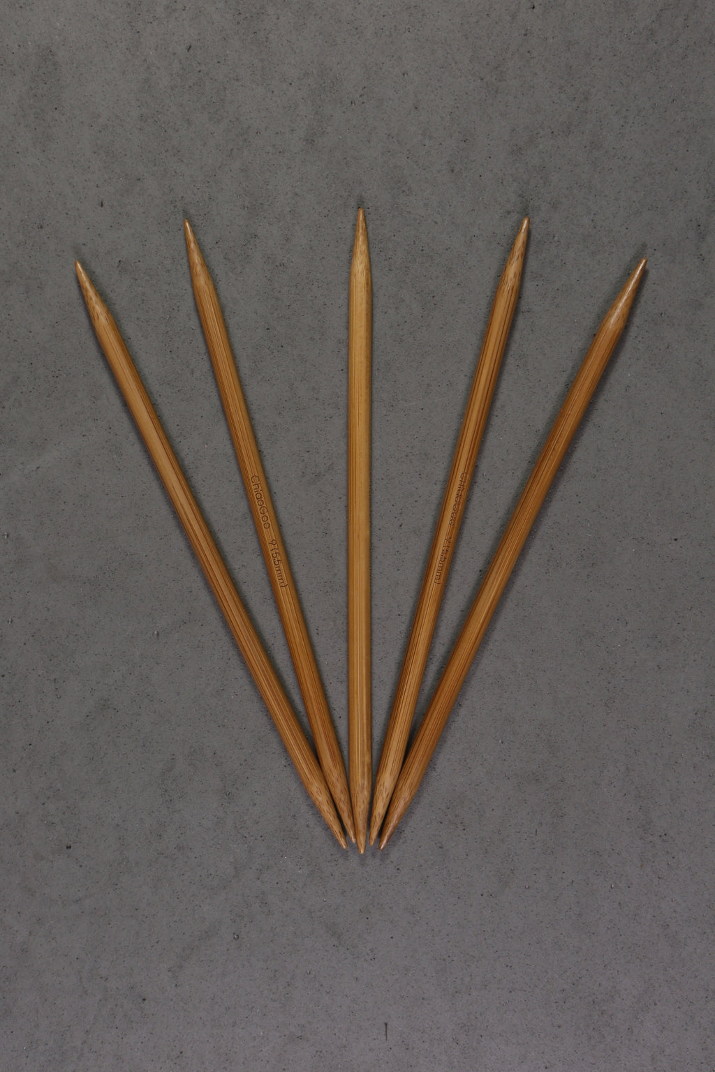 Chiaogoo 6" Bamboo Double Pointed Needles