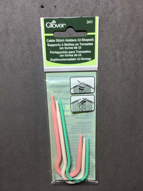 Clover Cable Stitch Holders (U-Shaped) 341