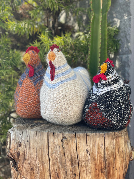 Crochet Support Chicken, emotional support, squeeze away worry –  Nanasatticcrochet
