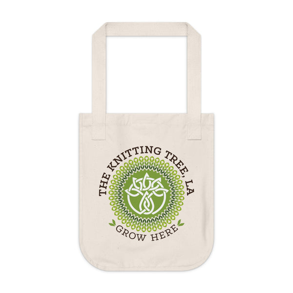 The Knitting Tree, LA Organic Canvas Tote Bag