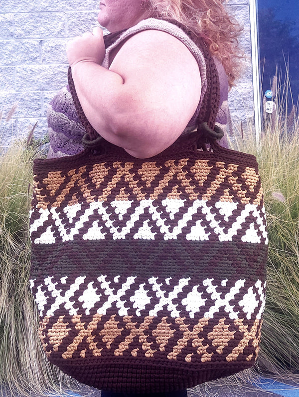 Tapestry Crochet (Allspice Tote Bag)
