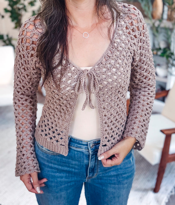Circle Leaf Cardigan Crochet Workshop