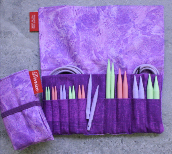 Denise2Go Interchangeable Knitting Needle Sharp Short Tip Complete Set