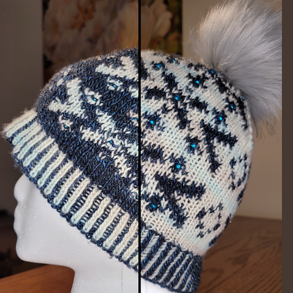 Glistening Snowflake Hat