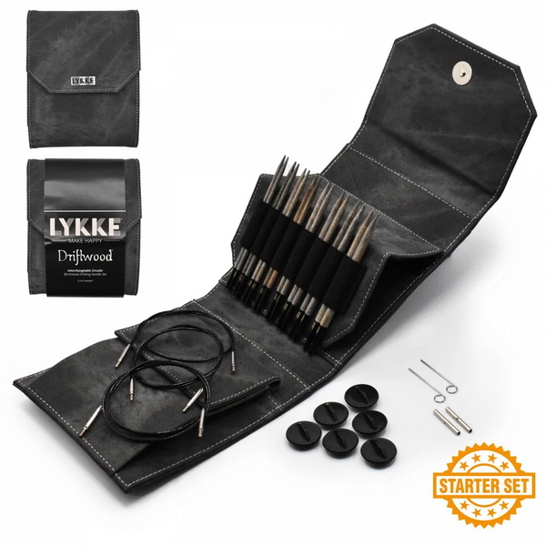 Lykke 5" Birchwood Interchangeable Starter Needle Set