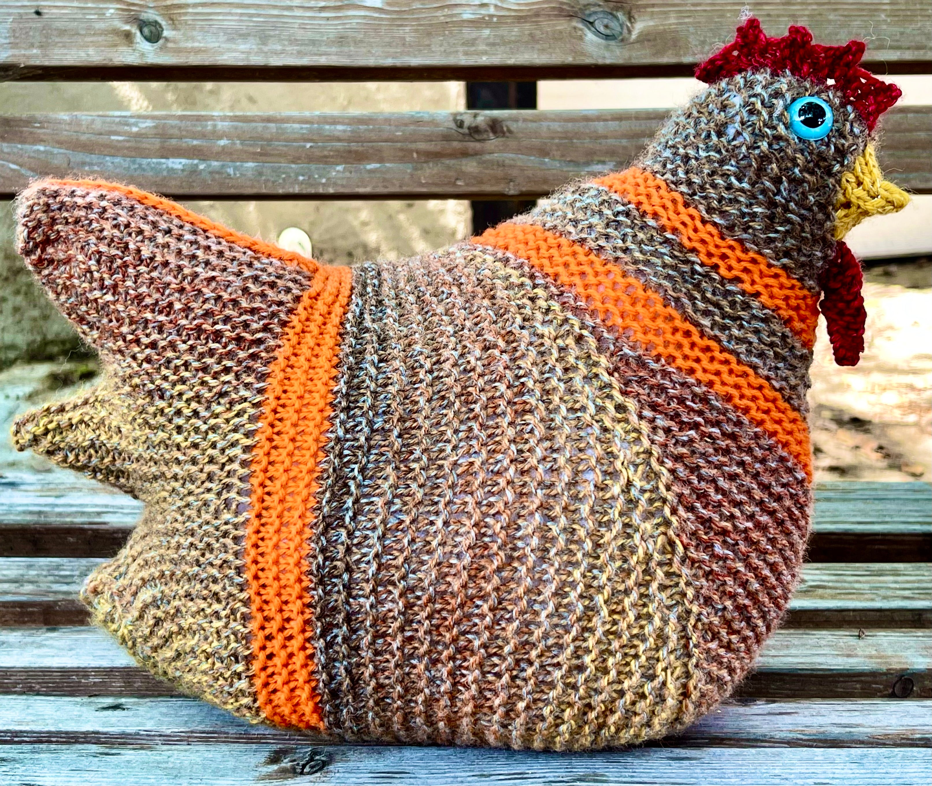 Knit - Emotional Support Chicken Pattern™ – The Knitting Tree, L.A.