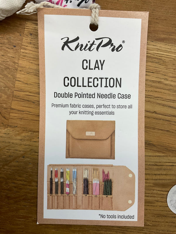 Knit Pro Double Pointed Needle Case - Clay Collection