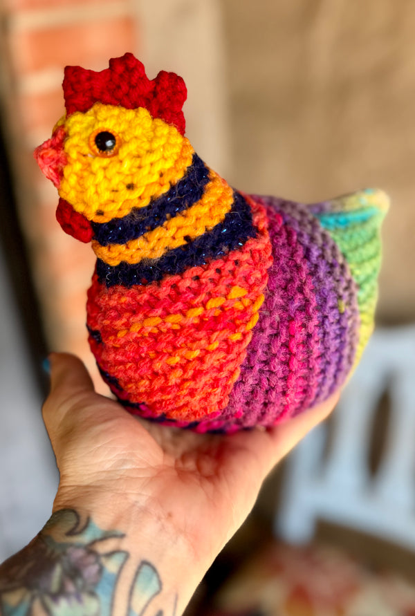 Emotional Support Chicken Jr.™ Class Knit or Crochet!