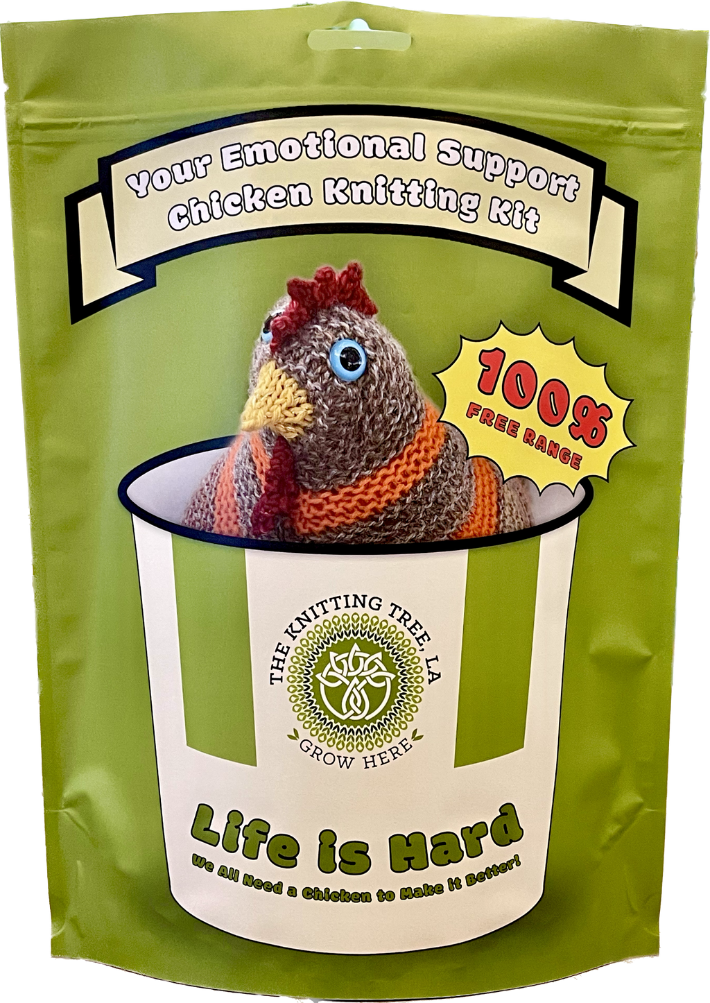 Knit - Emotional Support Chicken Kit