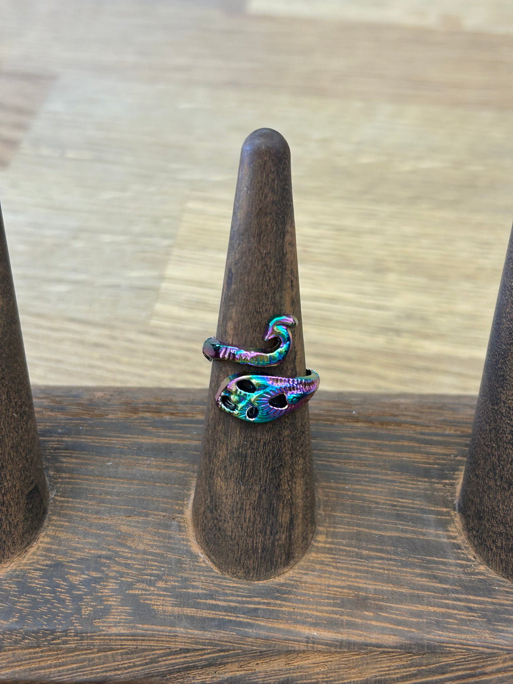 Twice Sheared Sheep Rainbow - Peacock Tensioning Ring