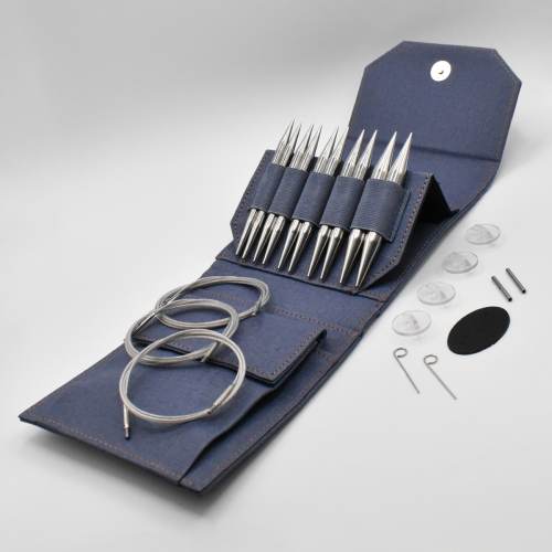 Lykke Flight 5" Stainless Steel Interchangeable Knitting Needles Set - Bulky