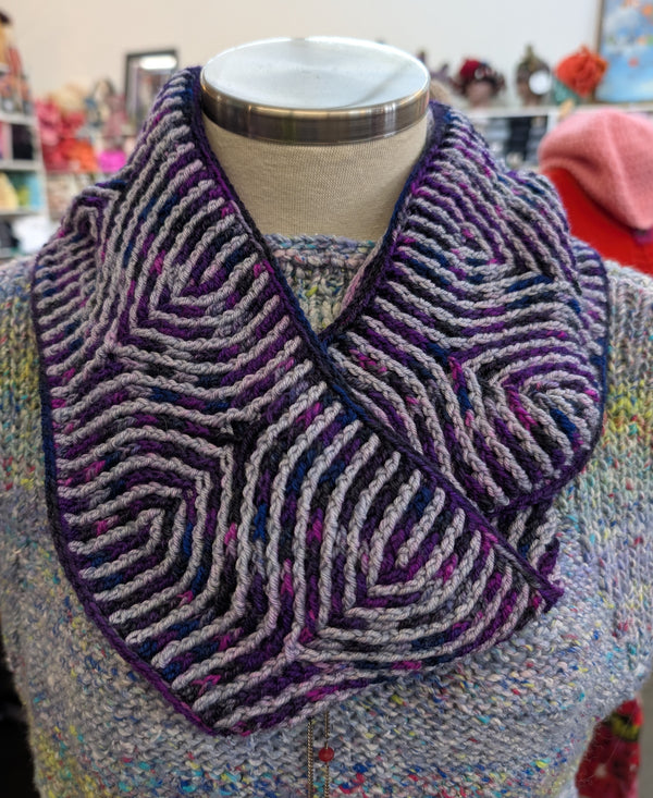 Celtic Cowl – Crochet Brioche Workshop