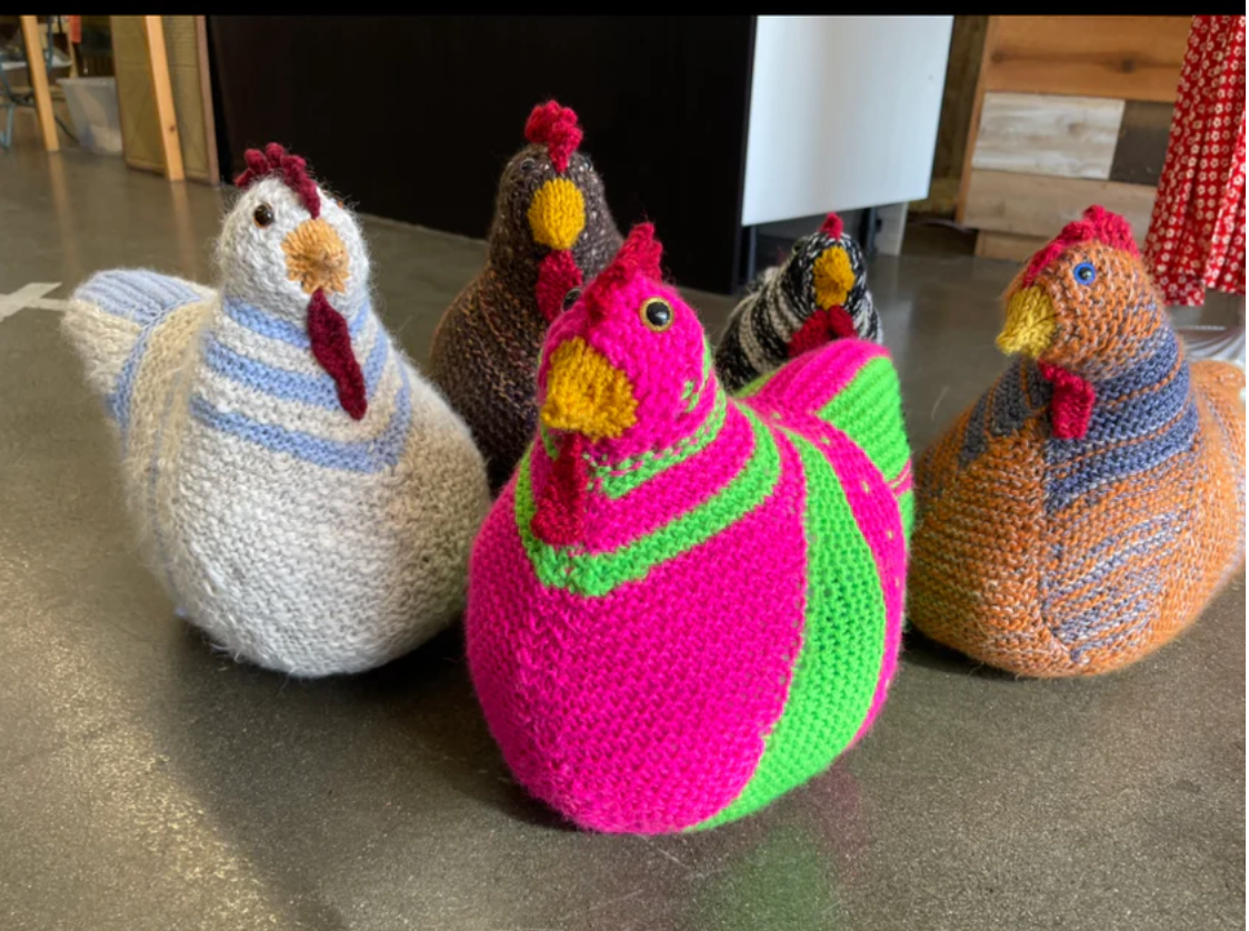Knit - Emotional Support Chicken Pattern⢠ā The Knitting Tree, L.A. emotional-support-chicken-knitting-pattern-video-knitting-pattern