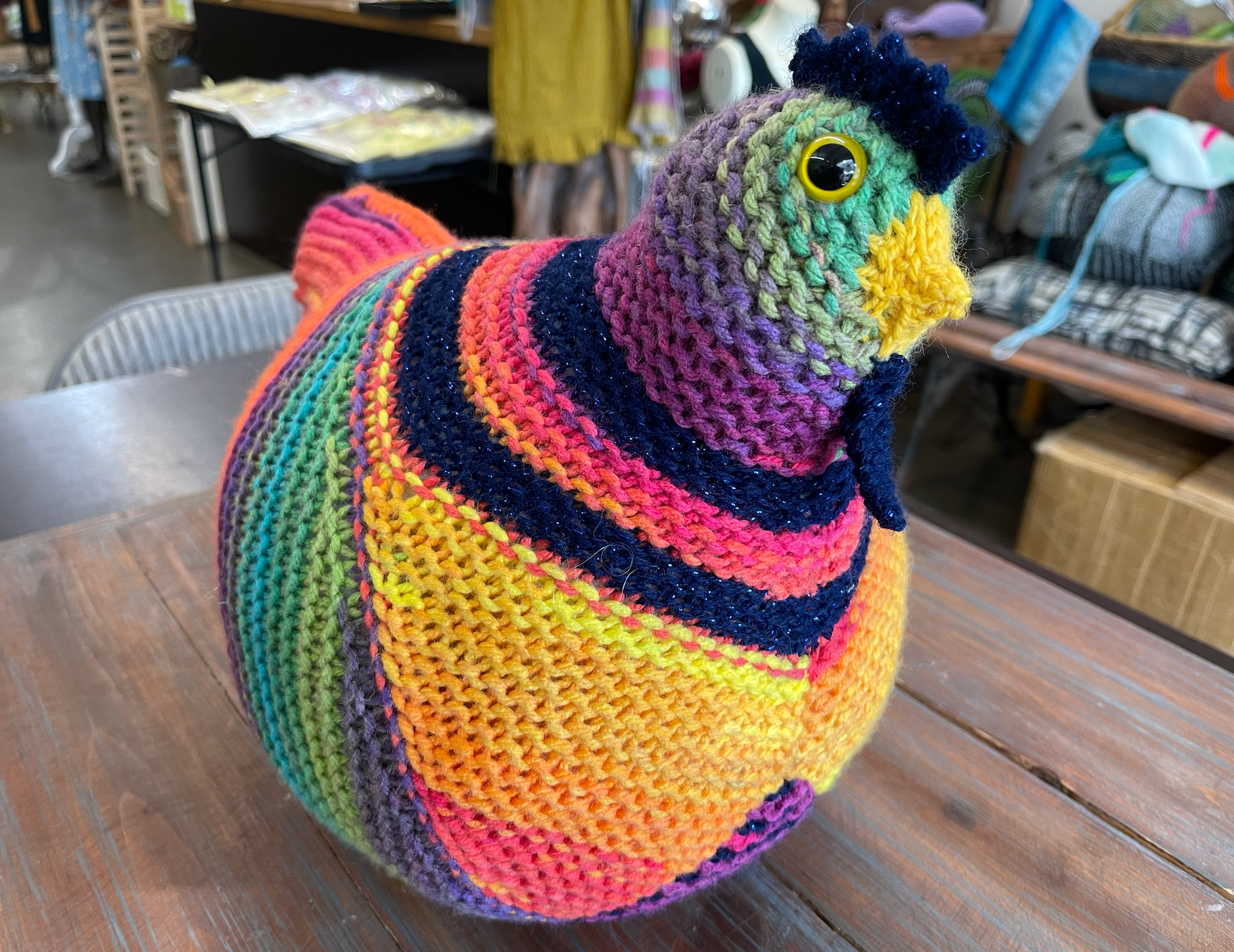 Emotional Support Chicks Crochet Knitted Chickens 