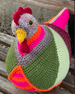 Emotional Support Chicken Pattern Crocheted Version