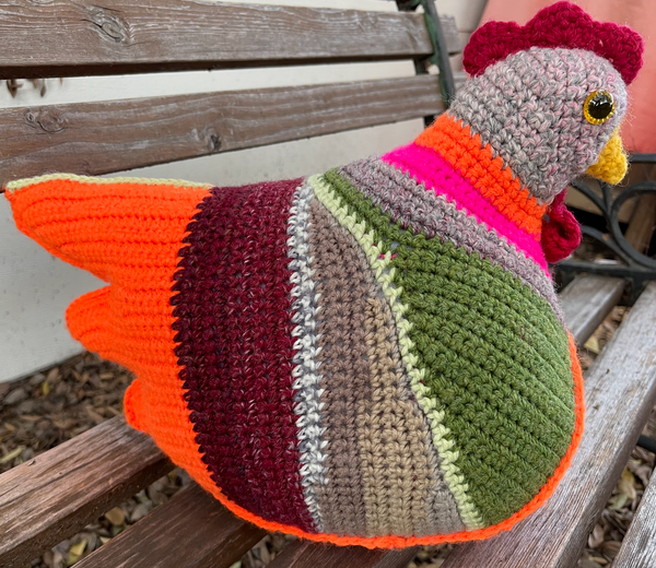 Crochet Emotional Support Chicken Pattern The Knitting Tree L A crochet-emotional-support-chicken-pattern-the-knitting-tree-l-a