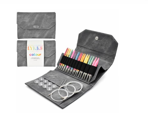 LYKKE 5.0 " Colour Interchangeable Circular Birchwood Knitting Needle Set