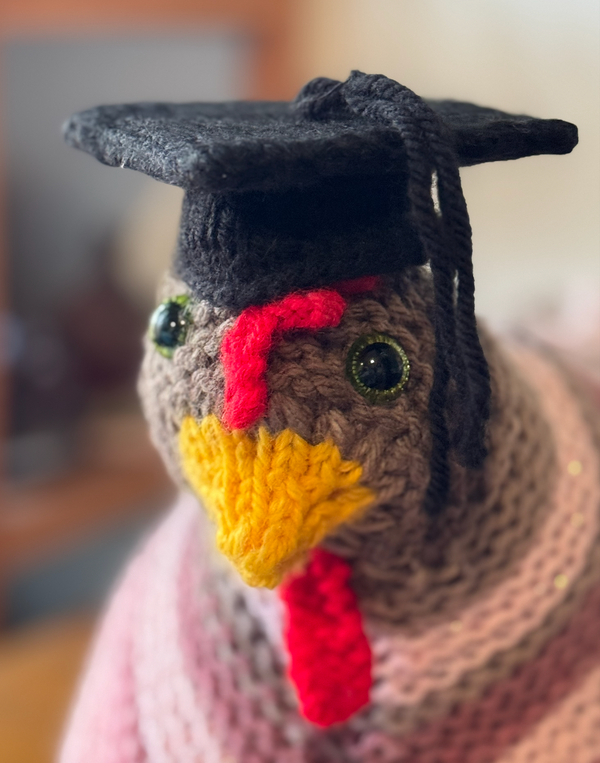 GraduatHEN Cap Pattern (Knit) Digital Download
