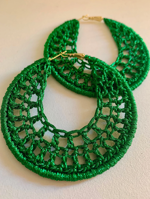 Parlez Vous Crochet Earrings