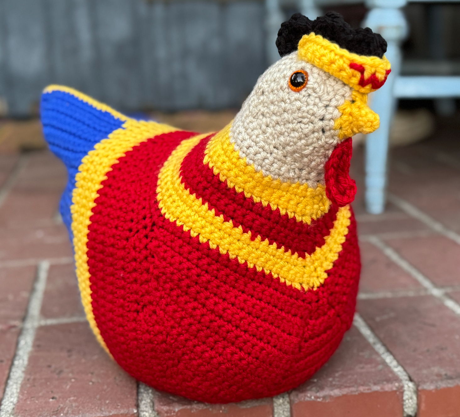 Support Chicken Pattern Crochet - Emotional Support Chicken® Pattern – The Knitting Tree, L.A.