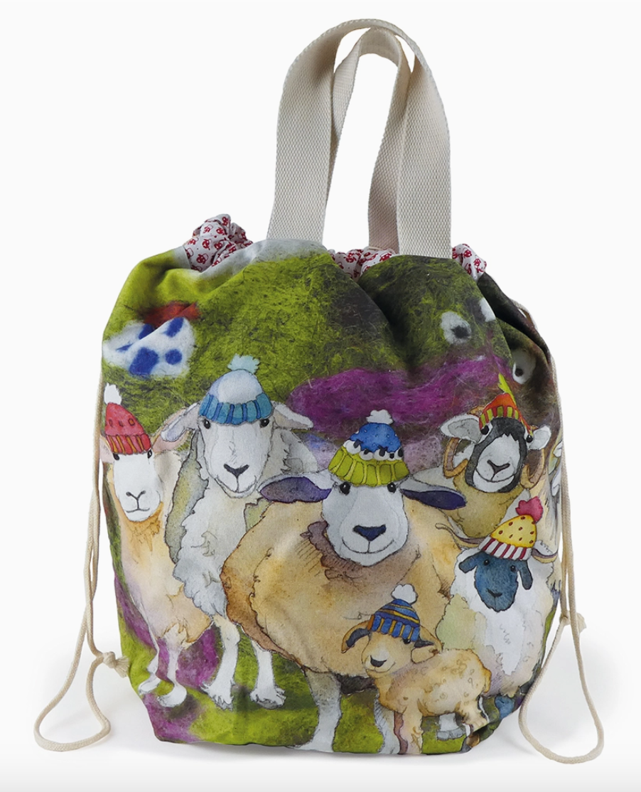 Happy Sheep Bucket Bag (Large)