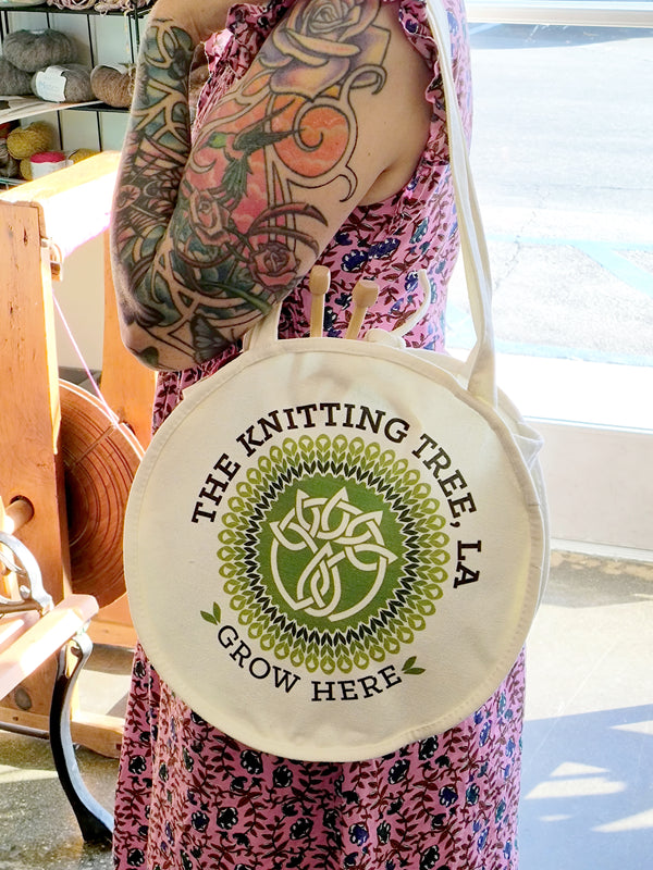 The Knitting Tree Circular Project Bag