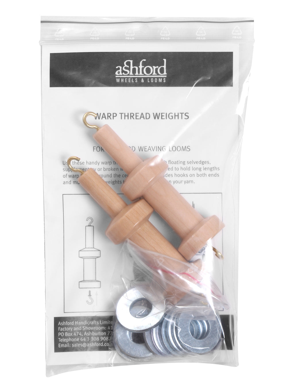 Warping Thread Weights - Packaged 2pc