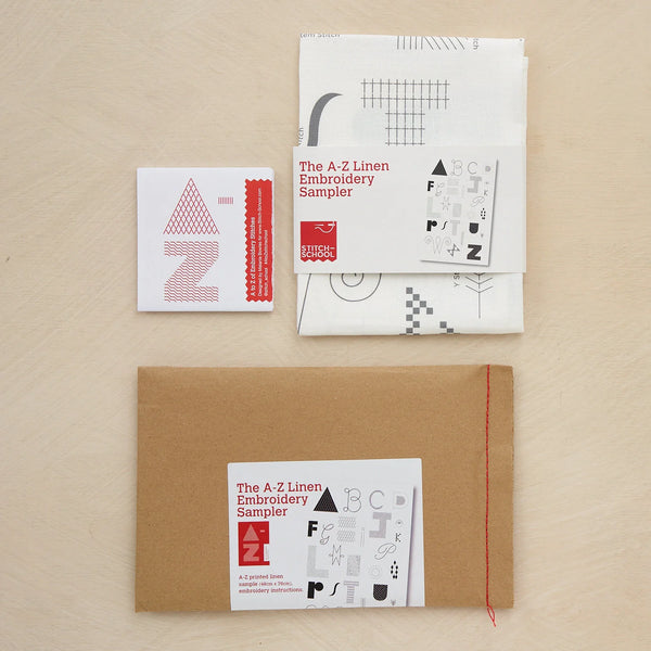 Stitch-School A-Z Linen Embroidery Sampler