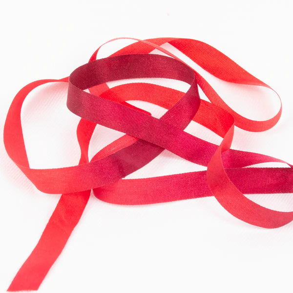 Colour Streams Hand-Dyed Silk Ribbon