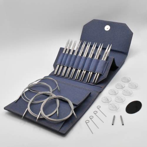 Lykke Flight 5" Stainess Steel Interchangeable Knitting Needles - Standard