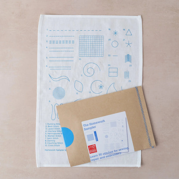 Stitch-School Embroidery - The Homework Sampler