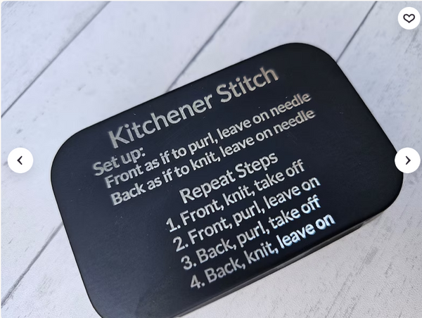 Workshop: Kitchener Stitch