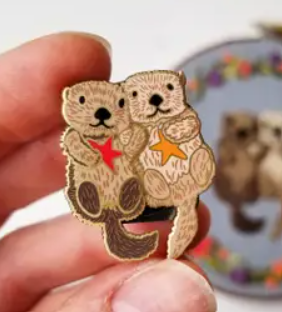 Jessica Long Enamel Needle Minders