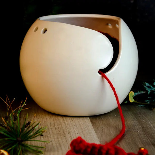 Minimal Ceramic Yarn Bowl