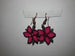 Needle Lace Floral Earrings