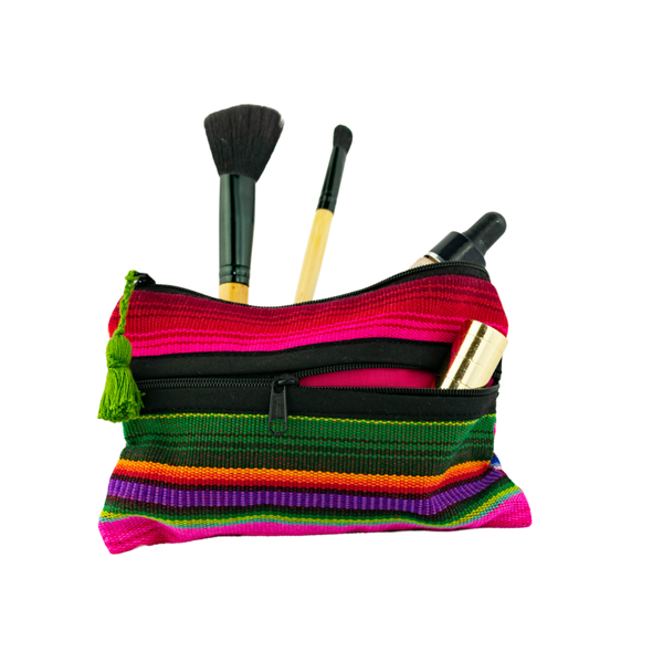 Lumily - Hacienda 3-Ziper Cosmetic Bag - Guatemala