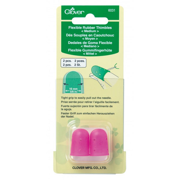 Clover Flexible Rubber Thimble Medium 6031
