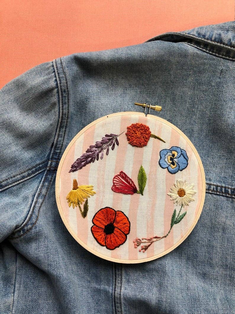 MCreativeJ - Wildflower Embroidery Patterns