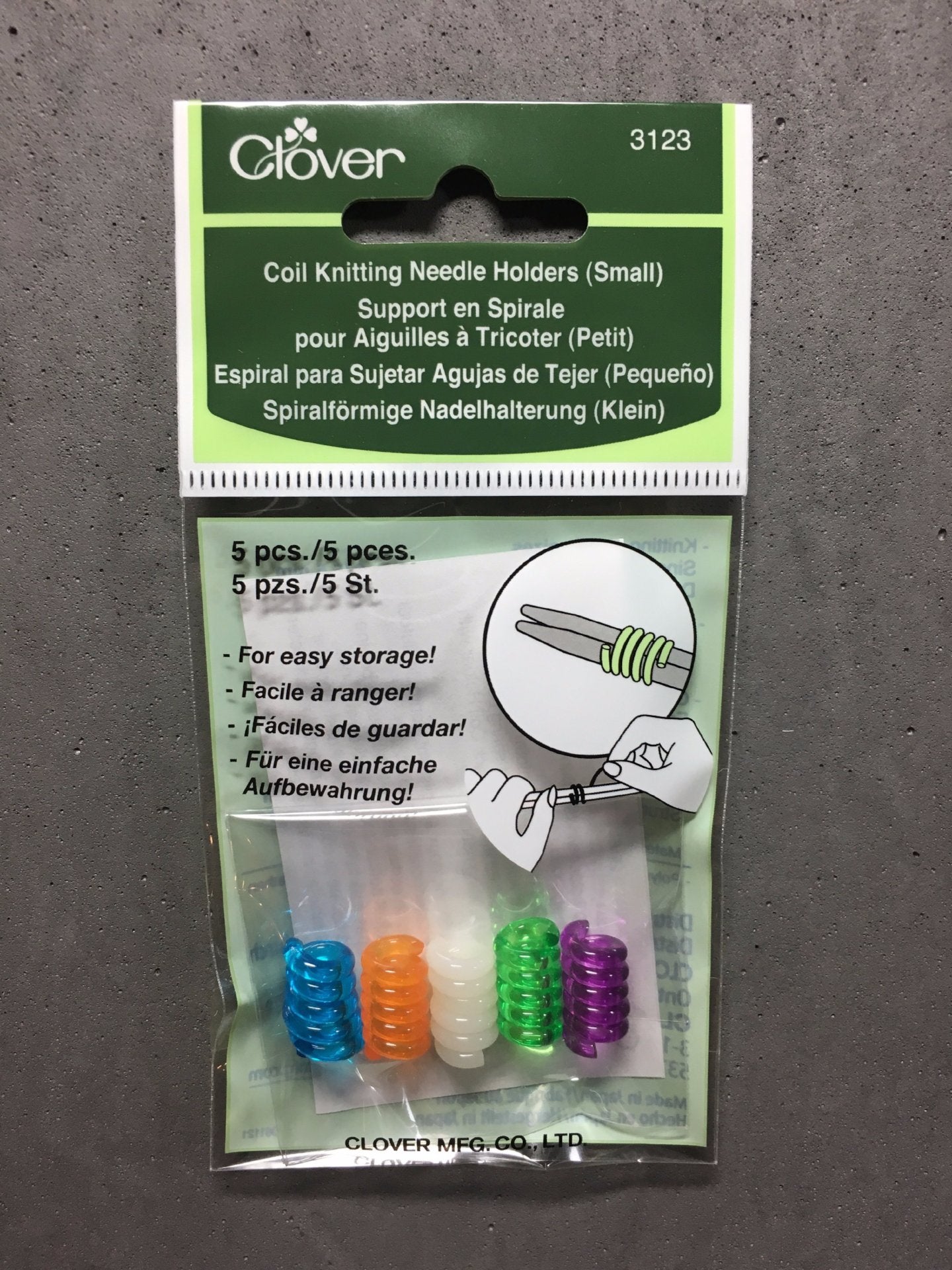 Clover Support en spirale pour aiguilles à Tricoter L - Beaux-Arts et Loisirs créatifs Clover Support en spirale pour aiguilles à Tricoter L - Beaux-Arts et Loisirs créatifs