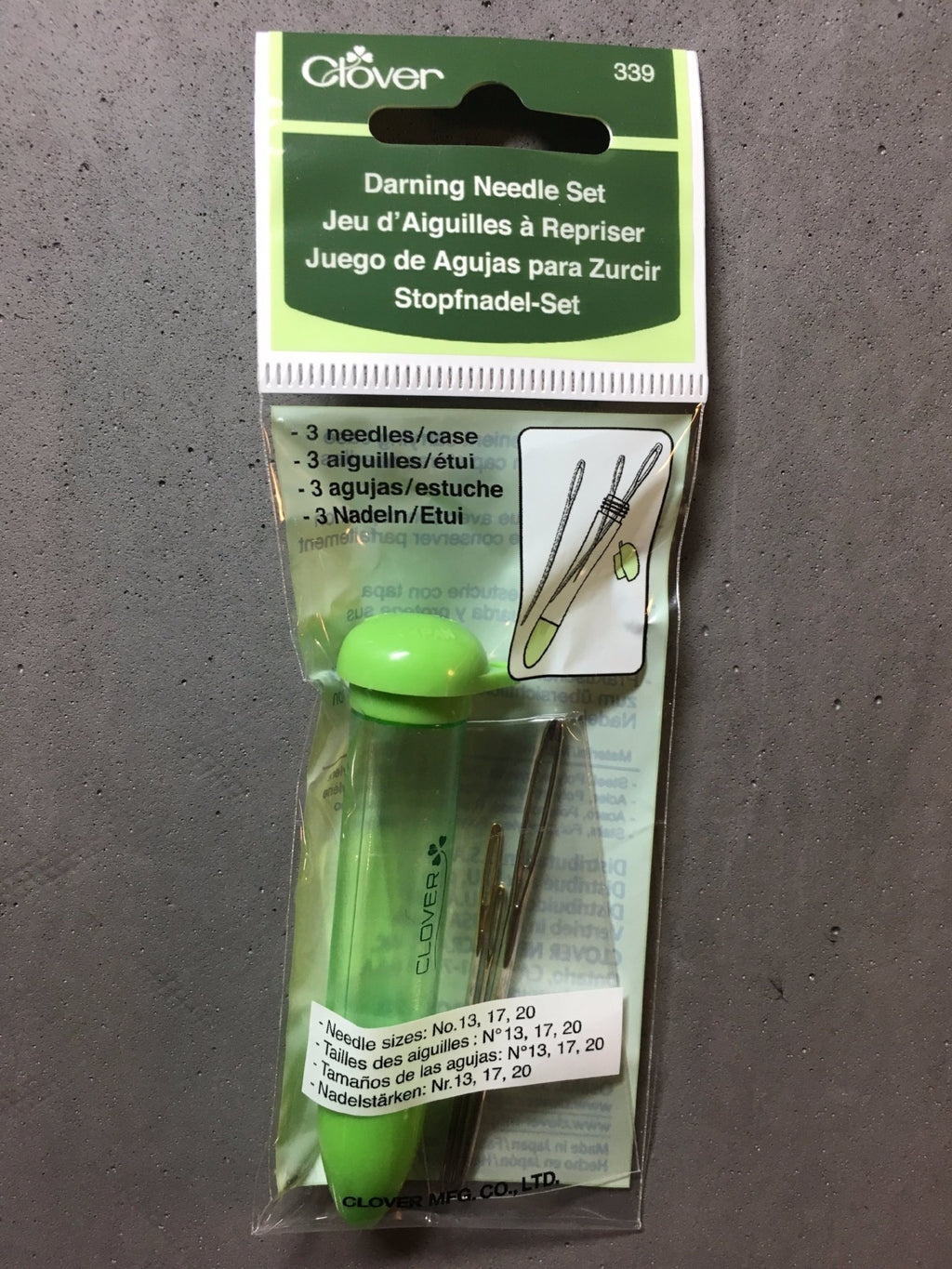 Clover Chibi 339 Green Darning Needle