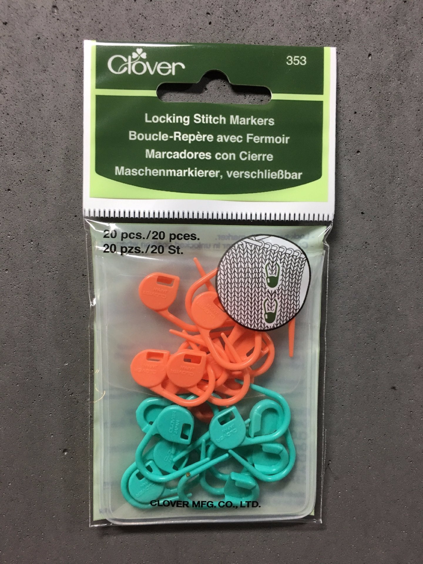 Clover Locking Stitch Markers 353 – The Knitting Tree, L.A.